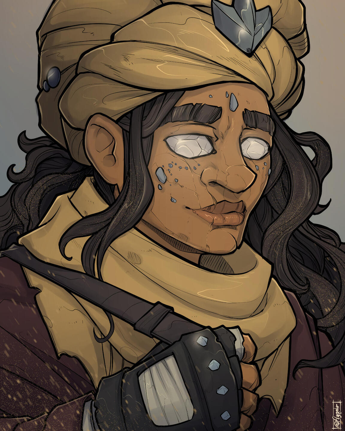 Idri Dunewaker, dustsoul oread portrait Idri Dunewaker, dustsoul oread portrait