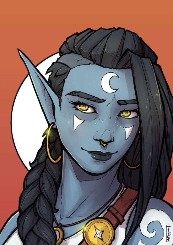 Moon Elf Druid Moon Elf Druid
