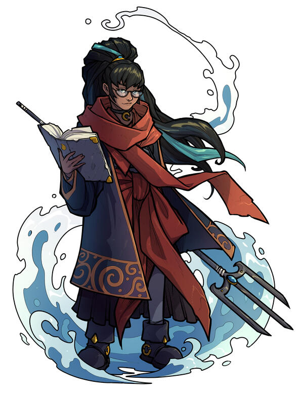 Asani, Hydromancer (human form) Asani, Hydromancer (human form)