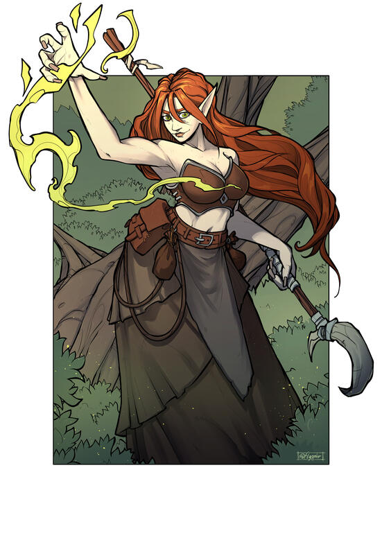 Wood Elf Druid Wood Elf Druid