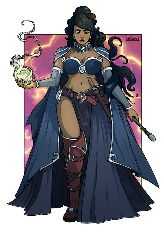 Thalassia Stormbreaker, Human Sorceress Thalassia Stormbreaker, Human Sorceress