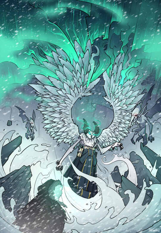 1st stage of the Auril encounter from the Rime of the Frostmaiden 1st stage of the Auril encounter from the Rime of the Frostmaiden