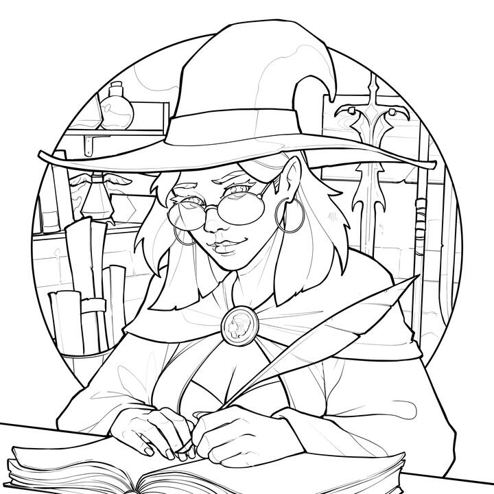 Lineart example Lineart example